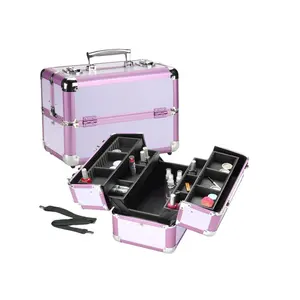 Glary makeup cosmetic beauty carrying case for promotion