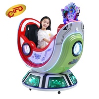 Machine de jeu vidéo interactive pour enfants, capsule spatiale, voiture à bascule, parc d'attractions IFD