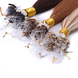 100% натуральные человеческие волосы для наращивания, оптовая продажа, шиньоны с микропетлями, вьющиеся, вьющиеся волосы для наращивания с микрозвеньями - Product Image 5