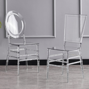Silla transparente de cristal Napoleón para exteriores para <span class=keywords><strong>banquetes</strong></span> de <span class=keywords><strong>bodas</strong></span> <span class=keywords><strong>y</strong></span> hoteles, sólida con acrílico comercial para sala de estar - Product Image 2
