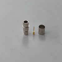 Câble d'antenne électrique RG213 étanche haute performance avec connecteur coaxial RF à sertir mâle SMA