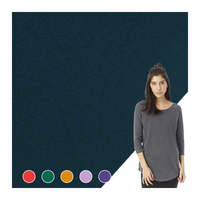 Kain Imitasi Katun Padat Bahan Polyester, Pemasok Polyester Single Jersey dari Cina untuk Kaos/