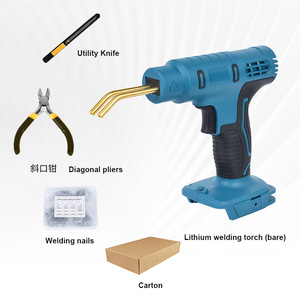 アップグレードされた2in1プラスチック溶接キット ホットステープラーはんだごて 6/4種類のステープル 車のバンパー修理用 200W溶接機修理 - Product Image 6