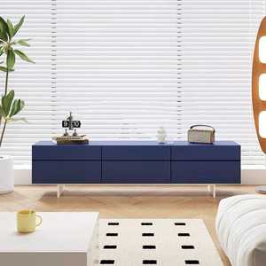 Meuble TV flottant moderne Meuble mural en bois Salon Design de luxe Commode à tiroirs pour la maison Hôtel - Product Image 4