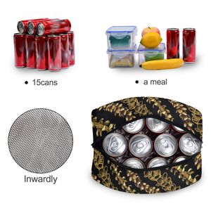 Hawaiian Puakenikeni Trending Durable Daily Using Reusable Thermal Insulation Shoulder Soft Lunch Cooler Bag for Women Picnic - Product Image 3