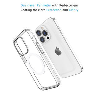 Pour iPhone 15 16 Pro Max Defender Magnétique Transparent Clair Paillettes Étuis et Sacs pour <span class=keywords><strong>T</strong></span>éléphone Portable - Product Image 3