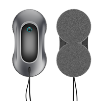 Nettoyeur de vitres robotisé entièrement automatique, aspiration 3000pa, pulvérisation d'eau intelligente, batterie 500mAh pour toutes les surfaces en verre lisse