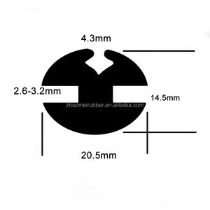 Joint d'étanchéité en forme de H pour fenêtre - Product Image 3