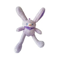 Peluche Lapin Rouge à Oreilles Longues qui Tremble, Pendentif Réconfortant, Décoration de Sac, Jouet Lavable pour Enfants, Anniversaire