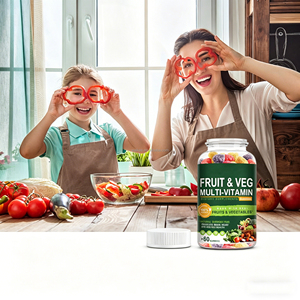 Gomitas de Frutas y Verduras Naturales al por Mayor, Fórmula de Suplemento Vitamínico Diario, Directo de Fábrica, Marca Privada, 60 Gomitas, Suministro a Granel - Product Image 5