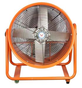 DN 24 pouces 600mm Automatisation professionnelle Poussoir manuel avec roue Ventilation portable Ventilateur d'extraction Ventilateur axial mobile - Product Image 1