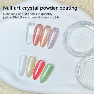 Poudre à ongles <span class=keywords><strong>effet</strong></span> cristal de glace <span class=keywords><strong>Aurora</strong></span> Moonlight, super brillante, semi-transparente, <span class=keywords><strong>effet</strong></span> chrome miroir, vente en gros - Product Image 4