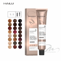 Processeur de couleur permanent de teinture pour cheveux professionnel de marque privée organique Adore couleurs naturelles en gros pour une utilisation en salon temporaire