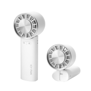 พัดลมตั้งโต๊ะแบบพกพาขนาดเล็ก แบตเตอรี่ชาร์จได้ 2000 มิลลิแอมป์ ยี่ห้อ Factory Ice - Product Image 1
