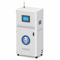 Kabinet Sistem Pemantauan Kualitas Air Multi-Parameter untuk Pabrik Air Minum Sensor Turbiditas Klorin Sisa pH DO