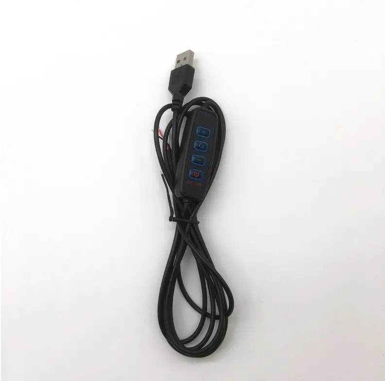DIY Usb A Cable with Color Dimmer Switch High Quality USB Charging Cord with On Off Switch
