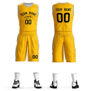 بيع بالجملة احترافي مخصص للرجال شبكة عكسها الخامس الرقبة قمصان كرة السلة رخيصة ملابس رياضية - Product Image 5