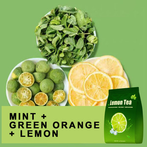Thé Kombucha Détox au Citron, Citron Vert et <span class=keywords><strong>Menthe</strong></span>, Conception d'étiquette gratuite, Thé frais en sachet sain, Siroad 300g Grade A - Product Image 2