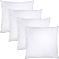 Insert de coussin en polyester souple personnalisé de qualité hôtelière avec motif de feuilles de partie de cou de couverture à prix économique pour les hôtels