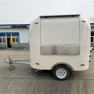 Camion de nourriture mobile personnalisable de 2,5 mètres, équipement de cuisine complet, chariot à desserts, café, <span class=keywords><strong>concession</strong></span>, mini remorque alimentaire - Product Image 1