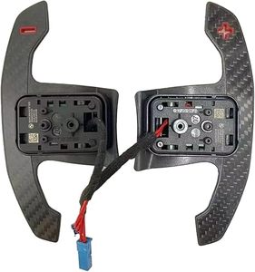 Extensiones de Palanca de Cambios para Volante de Fibra de Carbono Real, Compatibles con las Series 4, 5, 6, 8, M2, M3, M4, M5, X3, X4, X5, X6, X7, X3M, X5M - Product Image 1