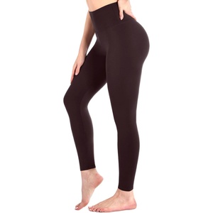Leggings de Cintura Alta para Mujer, Tallas Grandes, Color Sólido, Estampado Reciclado, con Cordón Ajustable, Control de Calidad Estricto, 100% Personalizables con Logotipo - Product Image 2