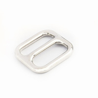 Boucle de Sangle Coulissante Tactique en Alliage de Zinc Sans Nickel Écologique Unisexe pour Sac à Main et Sac à Dos, Ajusteur de Sangle, Glissière à Trois Barres