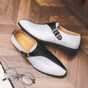 <span class=keywords><strong>Chaussures</strong></span> <span class=keywords><strong>bateau</strong></span> Derby décontractées pour hommes <span class=keywords><strong>en</strong></span> cuir véritable, souples, confortables, respirantes et antidérapantes, idéales pour les mariages et les affaires – Grande Vente - Product Image 4