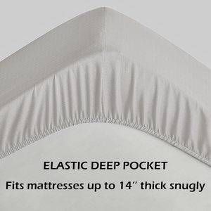 Earthing Conductive 90% algodón + 10% Silver Grounding Sábana bajera Solución de sueño saludable natural, Grounding Bed Cover - Product Image 5