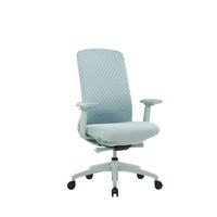 Chaise de bureau ergonomique et tendance, colorée, avec dossier en maille respirante, support lombaire, accoudoirs 4D et roulettes