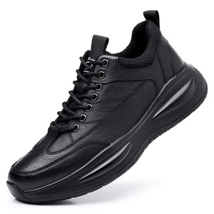 รองเท้าหนังทรงหนาสำหรับผู้ชาย ส้นเตี้ย พื้นยางกันกระแทก สไตล์ลำลอง แฟชั่นฤดูใบไม้ผลิและฤดูใบไม้ร่วง ใส่สบายๆ - Product Image 5