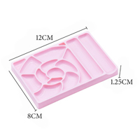 Palette de mélange pour nail art réutilisable, portable et lavable, en plastique, pour gel et peinture, plusieurs couleurs disponibles – Meilleures ventes