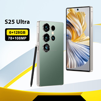 S25 Ultra Mini, Teléfono de Moda de 5.0 Pulgadas, 6+128GB, Cámara HD, S-Pen, Batería de 4800mAh, Android 14, Smartphone Delgado y Portátil para Uso Diario