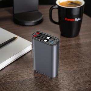 Nouvelle tendance : Station de charge portable 10000 mAh avec câbles intégrés, charge super rapide 22,5 W, logo personnalisé - Product Image 5