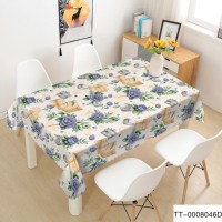 Sets de table en PVC à motif floral citron et rose, imperméables et faciles à nettoyer, résistants à la chaleur, antidérapants, écologiques, pour la décoration de la table à manger, la maison et la cuisine