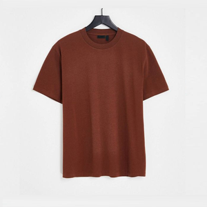 Camiseta sin Mangas de Algodón Tejido para Hombre, Cuello Redondo, Antiarrugas, 180g, Diseño Liso Lavado, Estilo Formal, Alta Calidad, Bajo Precio - Product Image 2