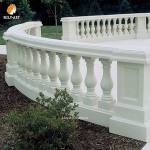 <span class=keywords><strong>Piliers</strong></span> <span class=keywords><strong>de</strong></span> balustrade en marbre naturel MILY, style romain, pour jardin et villa, en vente - Product Image 5