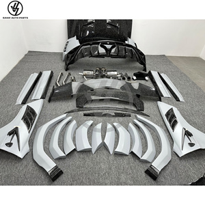 Kit de Carrocería de Fibra de Carbono Forjada Estilo MSY, Parachoques, Capó, Escape, Alerón, Guardabarros para Lambo URUS 2018-2019, Kit de Carrocería Ancha - Product Image 5