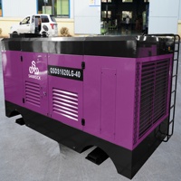 Compresseur d'air à vis haute pression 20bar 30bar 40bar pour le forage de puits d'eau