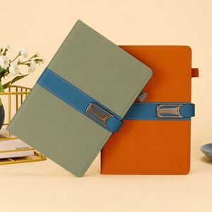 New Arrival Stationery 2025 High Quality Thickened 80gsm Paper Leather A5 Printed 100 Sheets Business Journal Gift <b>Pen</b> Notebook - Product Image 4