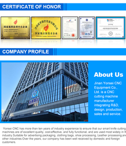 Yanshi tự động chết máy cắt cho quảng cáo dấu hiệu Vinyl hộp các tông sóng Hội Đồng Quản trị giấy máy móc chế biến - Product Image 5