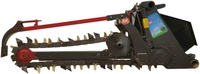 Zanjadora de Cadena con Caja de Cambios y Rodamientos para Uso Agrícola, Potencia de 50-220 HP, para Zanjado en Suelos Blandos