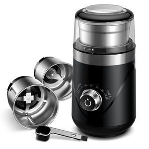 Molinillo de Café Eléctrico Ajustable Mejorado, para Hierbas/Especias, Espresso, con 1 Recipiente Extraíble de Acero Inoxidable - Product Image 1