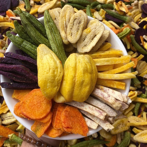 Dried Fruits and Vegetables Mixed Fried Fruit Vegetable Chips <b>Snack</b> Sugar Free Semi Soft Texture From Vietnam | KELLY - Product Image 1