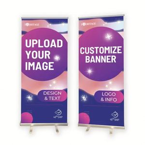 Expositor Enrollable Retráctil Personalizado para Ferias Comerciales con Impresión de Logotipo Personalizado - Product Image 1