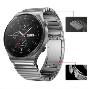 22mm Metal Stainless Steel Strap For Huawei Watch GT 2 Pro 2e Porsche Official Bracelet For Honor Magic 2 46mm