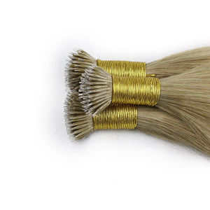 Estensione dei capelli umani con punta a U Remy con cuticola vergine europea doppia disegnata all'ingrosso - Product Image 5