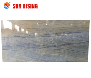Dalle de quartzite bleu Azul Macauba de haute qualité avec veines bleues naturelles, carrelage mural et de sol moderne - Product Image 3