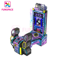 Funspace Coin Operated 2 Players Shooting Simulator Arcade Machine Video Game Crazy Shoot Machine