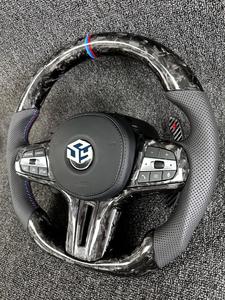 Personalizado para las Series 3 y 4, Clase C 320i 325i <span class=keywords><strong>330i</strong></span> 2019-2023, Volante de Cuero y Fibra de Carbono - Product Image 2